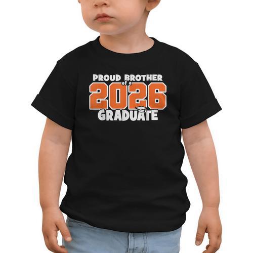 Proud Brother Of 2026 Graduate Matching Back To School O Graphic Toddler T-Shirt - Savourry