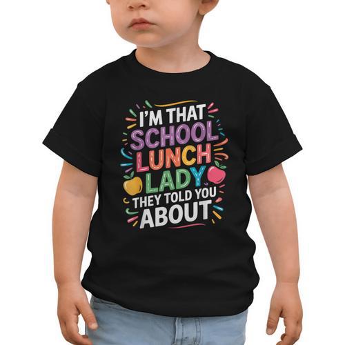 Proud Cafeteria Noun Definition Lunch Lady Back To School Graphic Toddler T-Shirt - Savourry