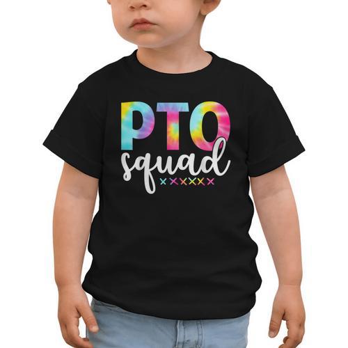 Pto Squad Groovy Back To School Women Appreciation Graphic Toddler T-Shirt - Savourry