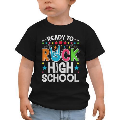 Ready To Rock High School First Day Back To School Graphic Toddler T-Shirt - Savourry