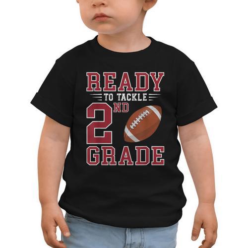 Ready To Tackle 2nd Grade Back To School First Day Of School Graphic Toddler T-Shirt - Savourry