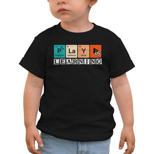 Retro Play Is Learning Back To School First Day Of School Graphic Toddler T-Shirt - Savourry