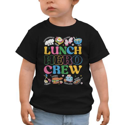 School Lunch Hero Squad Crew Back To School Women Men Graphic Toddler T-Shirt - Savourry