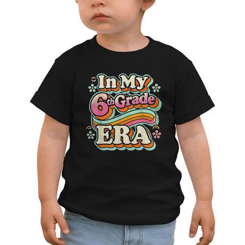 In My Sixth Grade Era Retro 6th Grade Back To School Graphic Toddler T-Shirt - Savourry