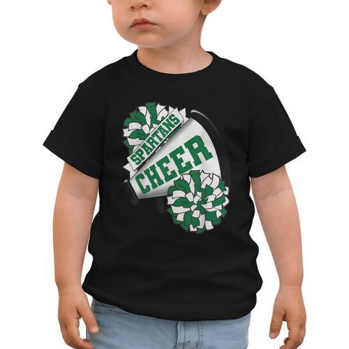 Spartans Cheer Back To School Cheerleading Spirit G Graphic Toddler T-Shirt - Savourry
