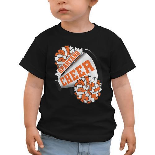 Spartans Cheer Back To School Cheerleading Spirit O Graphic Toddler T-Shirt - Savourry