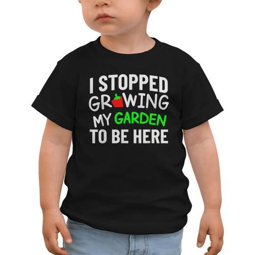 I Stopped Growing My Garden Back To School Gamer Tee Graphic Toddler T-Shirt - Savourry