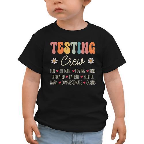 Testing Crew Appreciation Week Back To School Graphic Toddler T-Shirt - Savourry