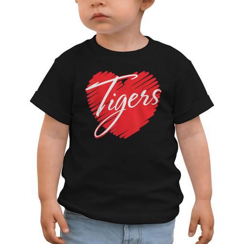 Tigers Heart Back To School Spirit R Graphic Toddler T-Shirt - Savourry