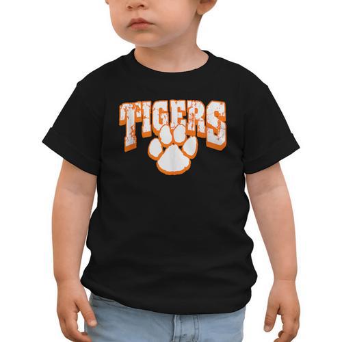 Tigers School Spirit Back To School O Graphic Toddler T-Shirt - Savourry
