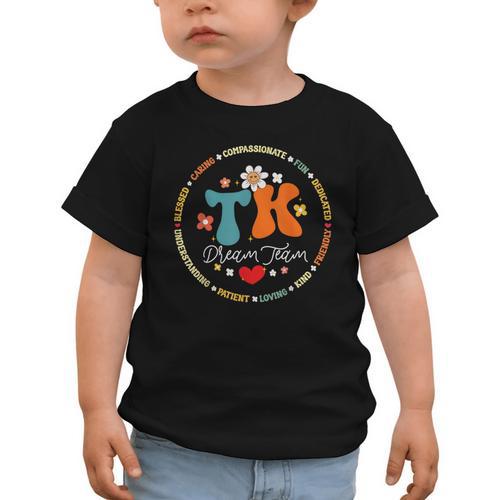 TK Dream Team Squad Transitional-Kindergarten Back To School Graphic Toddler T-Shirt - Savourry