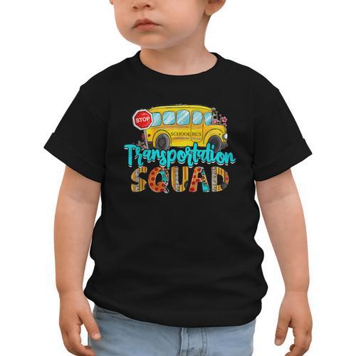 Transportation Squad Bus Driver Back To School Graphic Toddler T-Shirt - Savourry