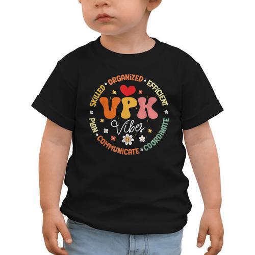 VPK Vibes First Day Of Back To School Appreciation Week Graphic Toddler T-Shirt - Savourry