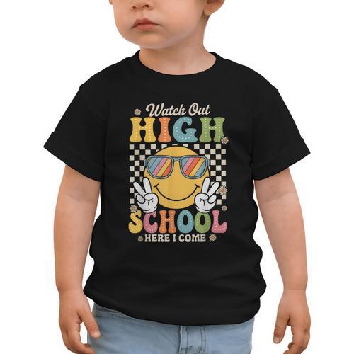 Watch Out Highschool Here I Come Back To School Highschool Graphic Toddler T-Shirt - Savourry