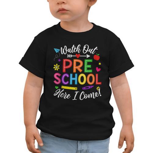 Watch Out Preschool Here I Come Back To School Future Class Graphic Toddler T-Shirt - Savourry