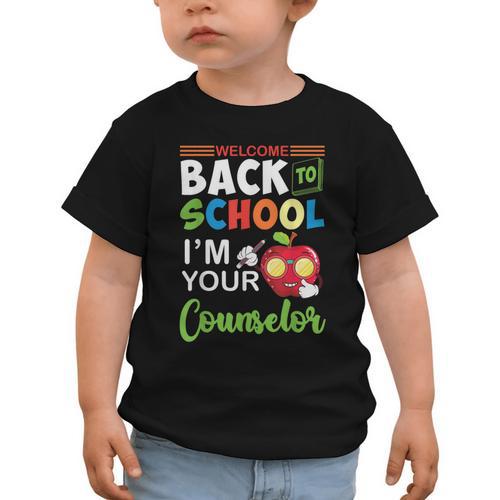 Welcome Back To School Students I'm Your Counselor Proud Graphic Toddler T-Shirt - Savourry
