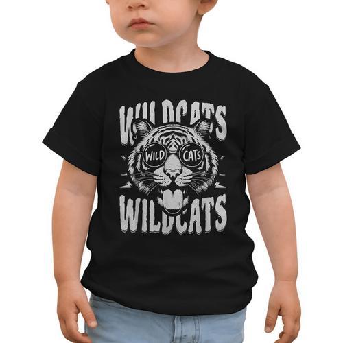 Wildcats School Sports Fan Team Spirit Back To School Graphic Toddler T-Shirt - Savourry