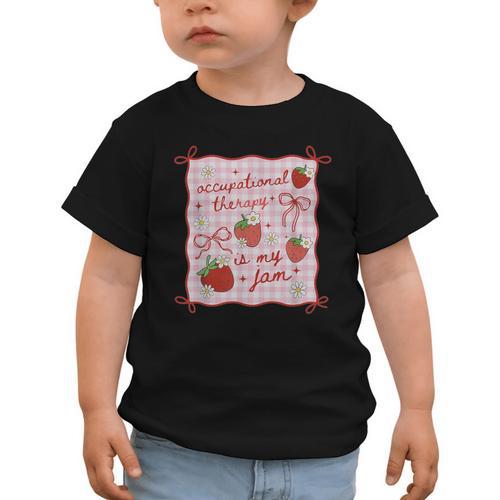 Women Occupational Therapy Cute Strawberry OT Back To School Graphic Toddler T-Shirt - Savourry