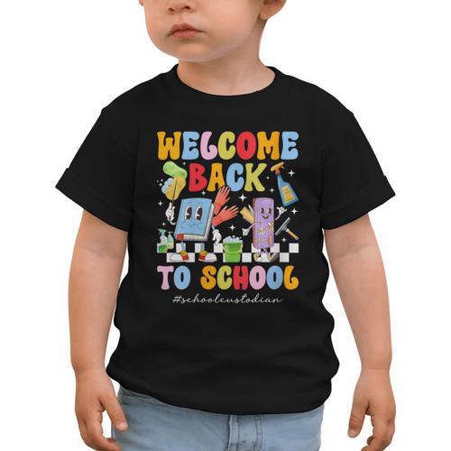 Women's Back To School Custodian First Day Of School Custodian Graphic Toddler T-Shirt - Savourry