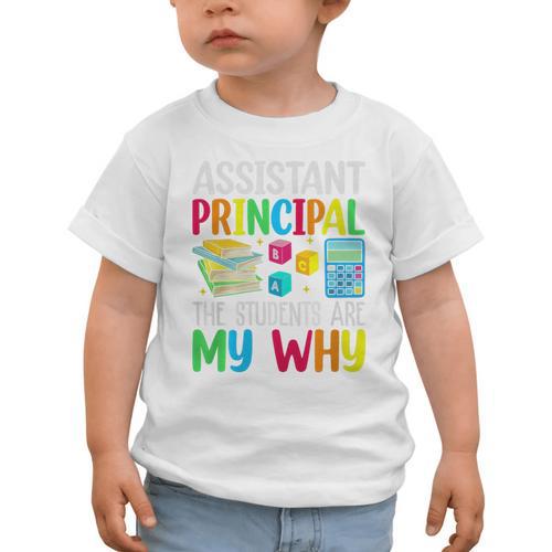 Back To School Assistant Principal The Students Are My Why Premium Tri-Blend Graphic Toddler T-Shirt - Savourry