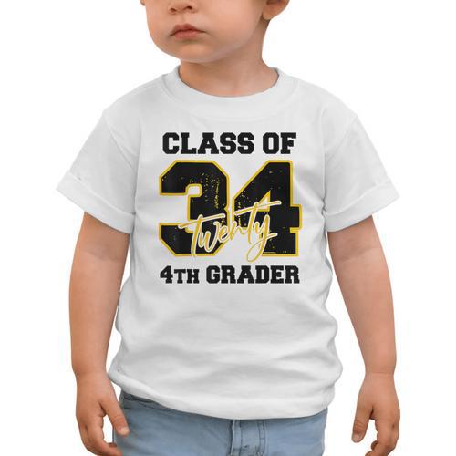 Class Of 2034 4th Grader Elementary School Back To School Graphic Toddler T-Shirt - Savourry
