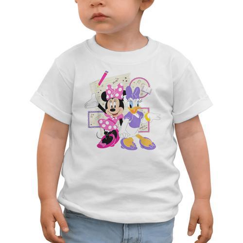 Disney Minnie & Daisy Back To School Best Friends BFFs Graphic Toddler T-Shirt - Savourry