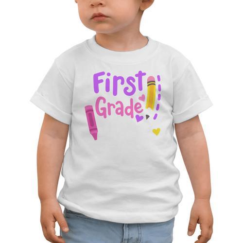 First Grade Diva Welcome Back To School 1st Grade Kids Performance Graphic Toddler T-Shirt - Savourry