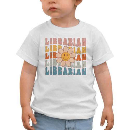 Librarian Retro Find Me At The Library Back To School Graphic Toddler T-Shirt - Savourry