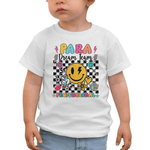 Para Dream Team Paraprofessional First Day Back To School Graphic Toddler T-Shirt - Savourry