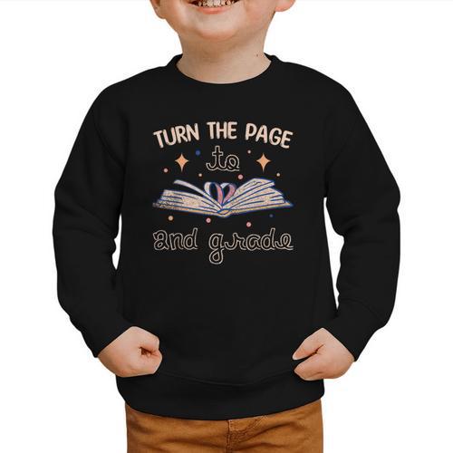 2nd Grade Book Lover Book Nerd Back To School Graphic Toddler Sweatshirt - Savourry