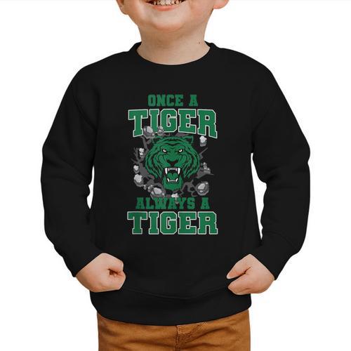 Always A Tiger Back To School Spirit G Graphic Toddler Sweatshirt - Savourry