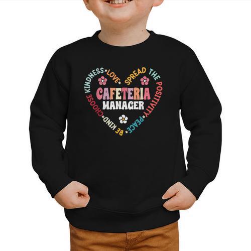 Back To School Cafeteria Manager Lunch Lady Squad Or Team Graphic Toddler Sweatshirt - Savourry