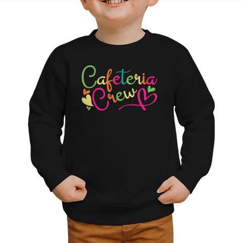 Cafeteria Crew Back To School Lunch Lady Worker Squad Graphic Toddler Sweatshirt - Savourry