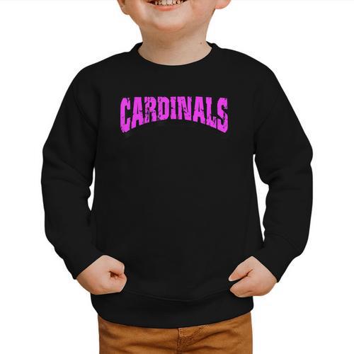 Cardinals Back To School Spirit Pk Graphic Toddler Sweatshirt - Savourry