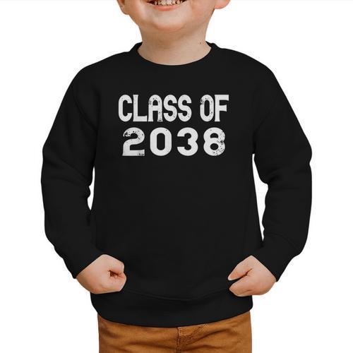 Class Of 2038 Grow With Me Graduation Back To School Graphic Toddler Sweatshirt - Savourry