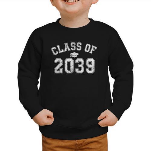 Class Of 2039 Grow Witih Me School Back To School First Day Graphic Toddler Sweatshirt - Savourry