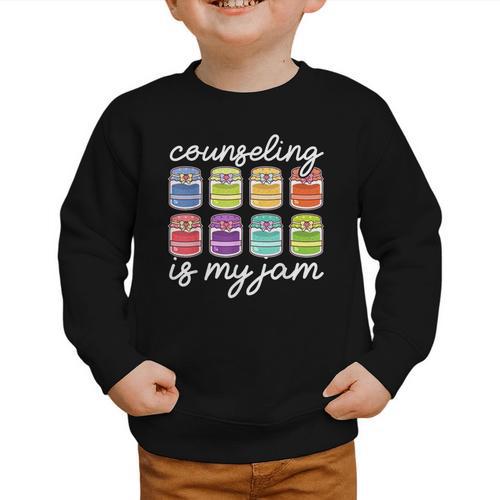 Counseling Is My Jam School Counselor Back To School Graphic Toddler Sweatshirt - Savourry