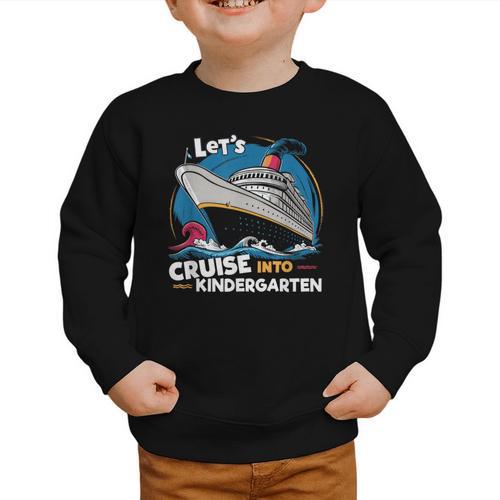 Cruise Ship Kindergarten Back To School Boys Girls Kids Graphic Toddler Sweatshirt - Savourry