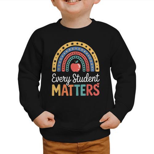 Every Student Matters Paraprofessional Back To School Graphic Toddler Sweatshirt - Savourry