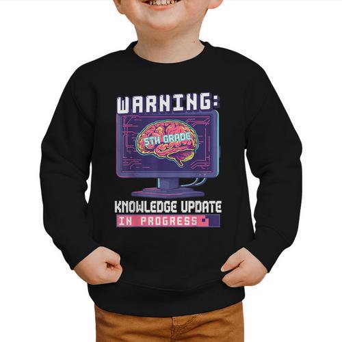 Fifth Grade Back To School Shirts Kids Girls Boys Computers Graphic Toddler Sweatshirt - Savourry