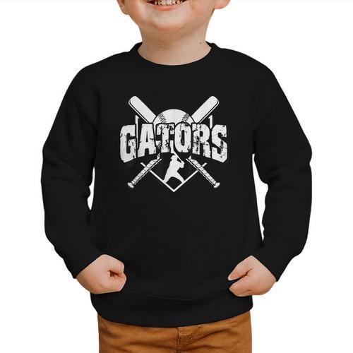 Gators Baseball Back To School Spirit Graphic Toddler Sweatshirt - Savourry