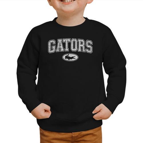 Gators High School Spirit Fan Team Gator Back To School Graphic Toddler Sweatshirt - Savourry
