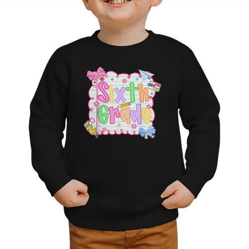 HUGvyn Back To School Graphic Toddler Sweatshirt - Savourry