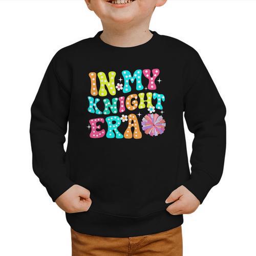 In My Knights Era Back To School Spirit Game Retro Groovy Graphic Toddler Sweatshirt - Savourry