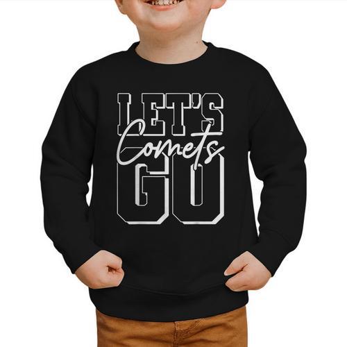 Let's Go Comets Back To School Spirit Graphic Toddler Sweatshirt - Savourry