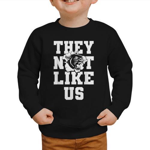 Not Like Panthers Back To School Spirit Graphic Toddler Sweatshirt - Savourry