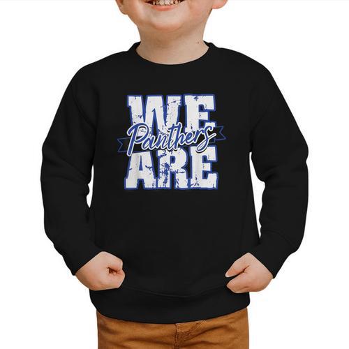 Panthers Back To School Spirit B Graphic Toddler Sweatshirt - Savourry