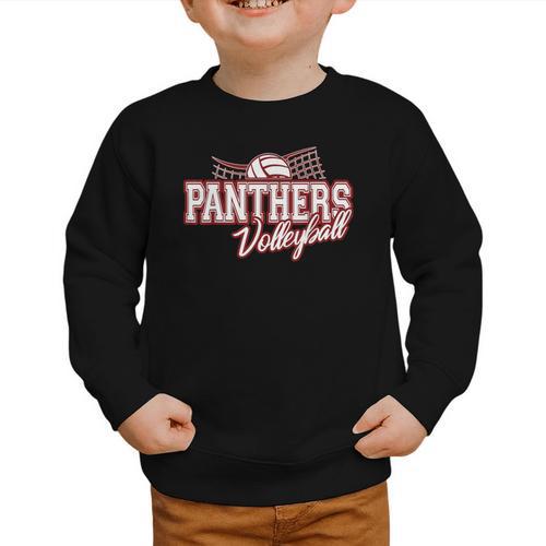 Panthers Volleyball Back To School Spirit M Graphic Toddler Sweatshirt - Savourry