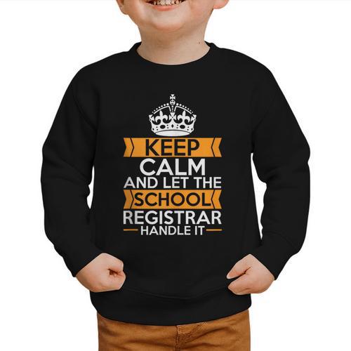 School Registry Student Enrollment Back To School Registrar Graphic Toddler Sweatshirt - Savourry