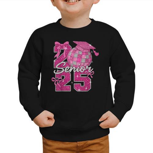Senior 2025 Class Of 2025 Bows Back To School 2025 Graphic Toddler Sweatshirt - Savourry